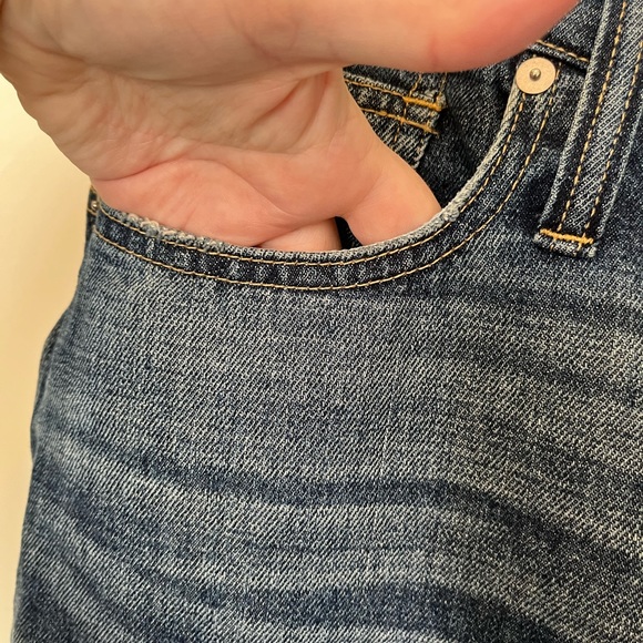 Madewell Reworked Rigid Straight denim skirt - Picture 7 of 8